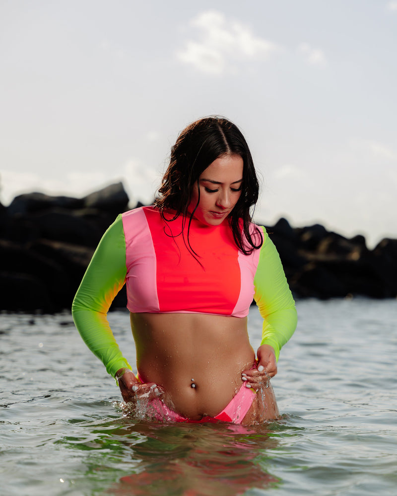 Piper Rash Guard Bikini Set